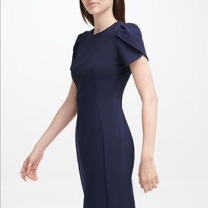 Calvin Klein Navy Sheath Dress